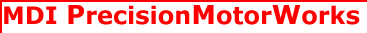 MDI PrecisionMotorWorks - home